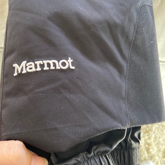 Girls Insulated black Marmot Ski Pants, Size L - Picture 2 of 13
